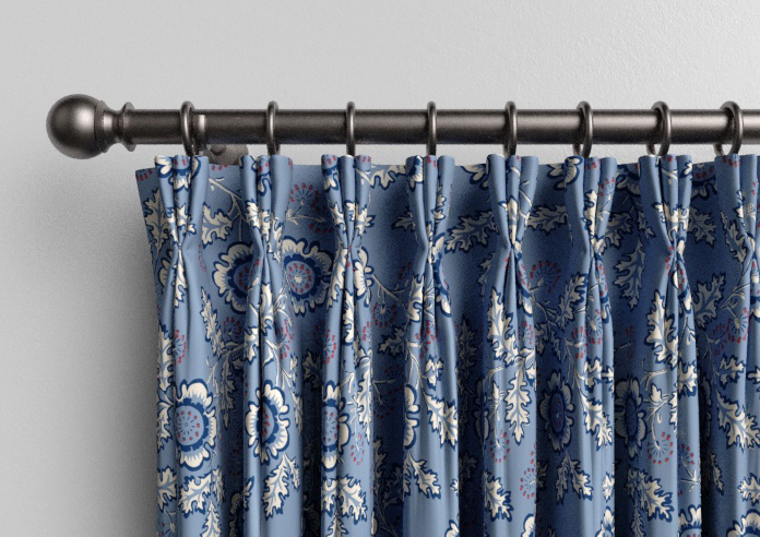 Land & Shore River, Blue Red - Made to Measure Curtains - Image 11